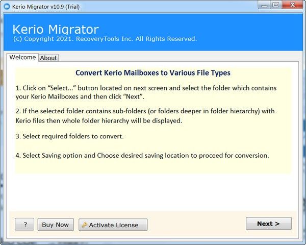 Kerio Migrator(Kerio邮箱迁移工具)下载