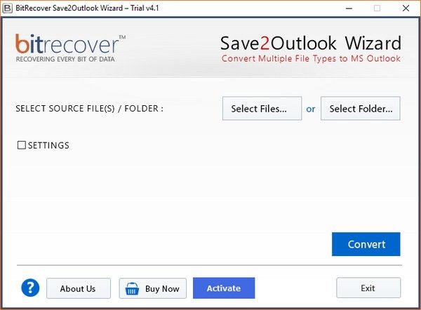 BitRecover Save2Outlook Wizard(Outlook文件转换工具)下载