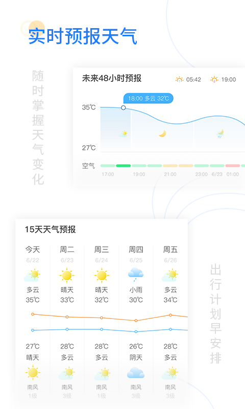 轻简实时天气软件软件截图2