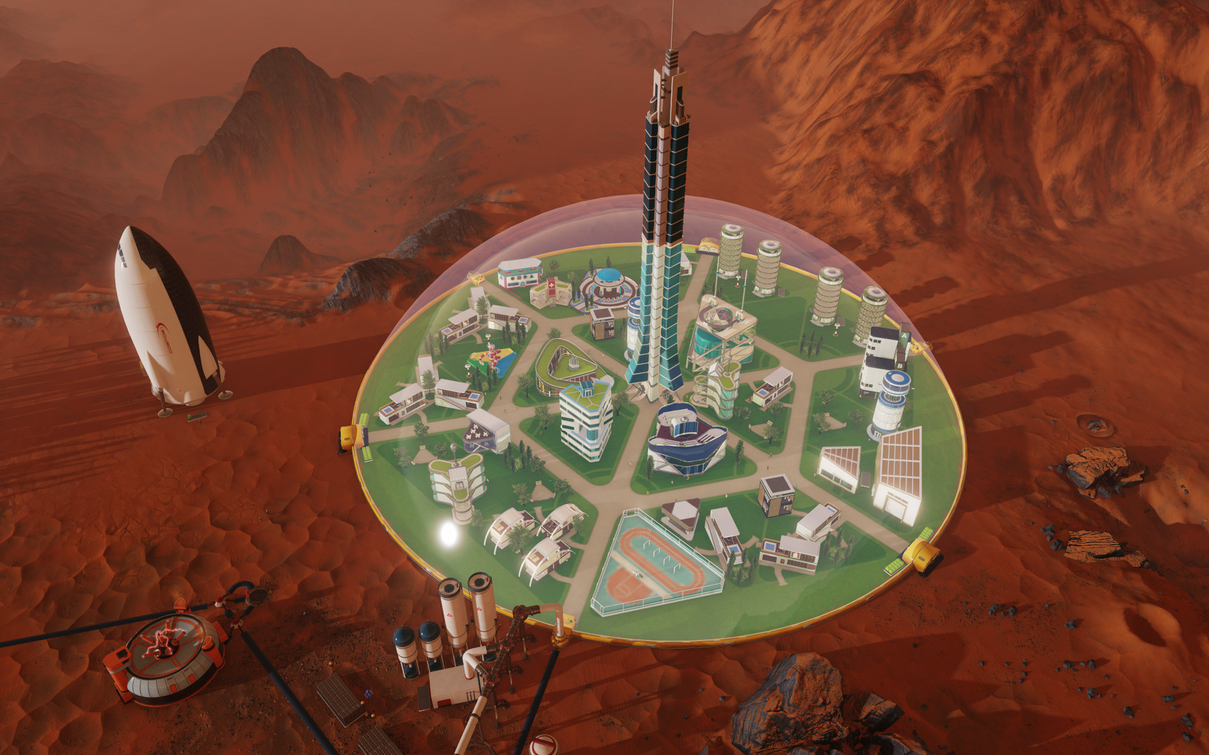 火星求生（Surviving Mars）更大范围的苍穹MOD下载