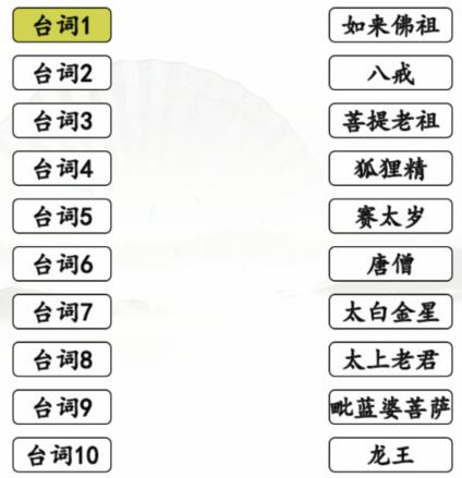 《汉字找茬王》大圣送昵称找出正确的角色通关攻略