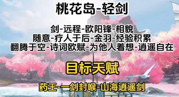 《射雕》金色天赋选择攻略