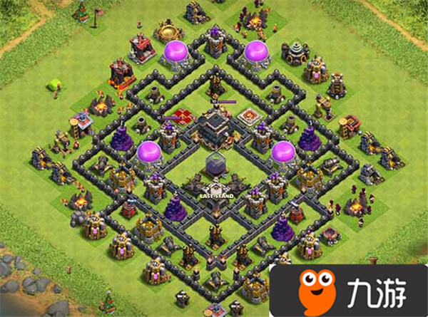 部落冲突coc9本布阵分享