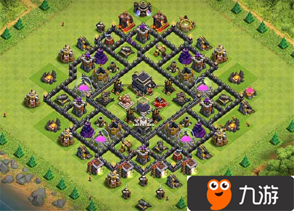 部落冲突coc9本布阵分享