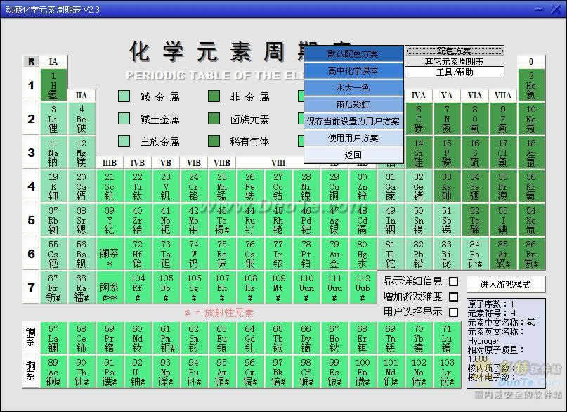 动感化学元素周期表下载