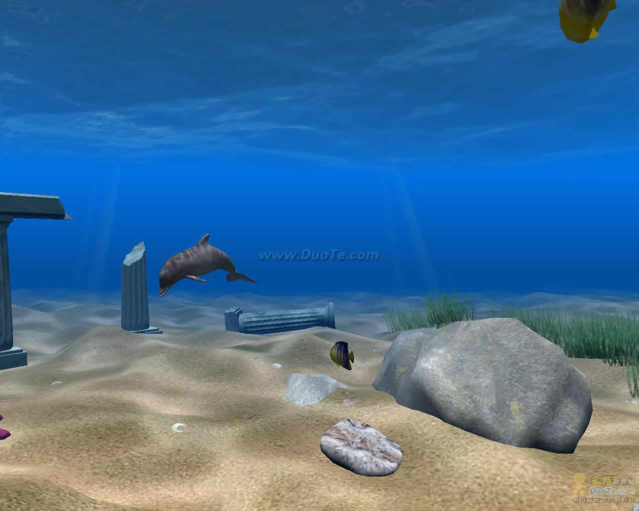 Dolphin Aqua Life 3D Screensaver下载