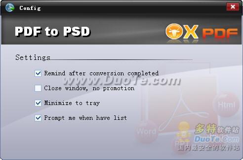 OX PDF to PSD Converter下载