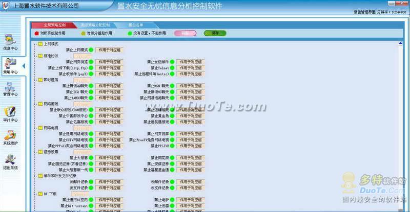 置水安全无忧信息分析控制软件下载