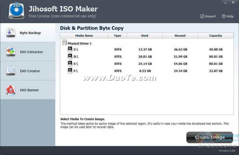 Jihosoft Free ISO Maker(镜像文件助手)下载