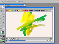 Corel Painter 11的混色器面板和色票