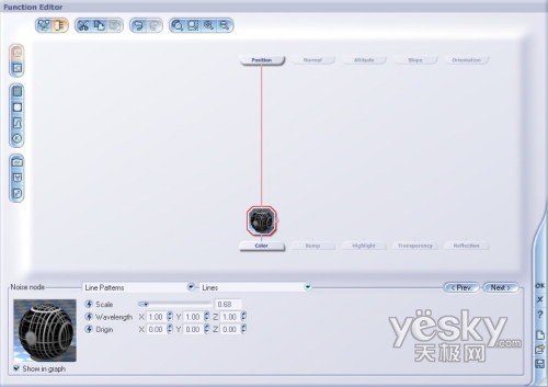 Vue 5 Esprit 高级教程之噪声节点：平面与线条