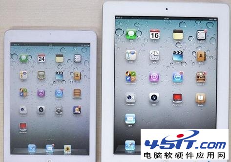 iPad Mini与iPad3正面外观对比