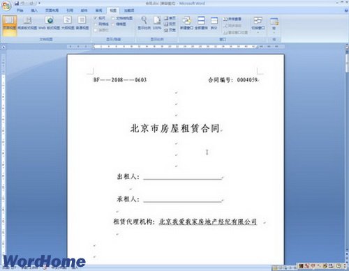 Word2007五种视图解析