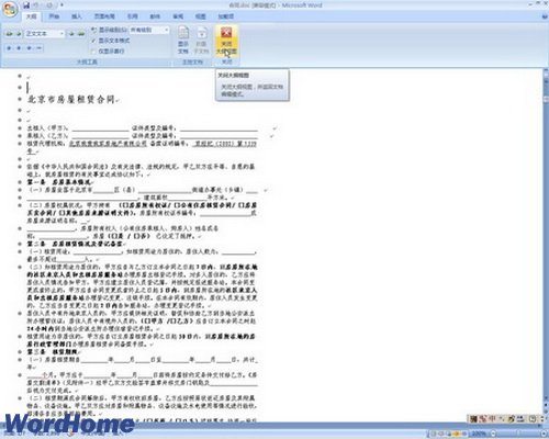 Word2007五种视图解析