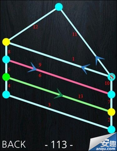 《一笔画》111-120关完整通过攻略