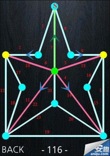 《一笔画》111-120关完整通过攻略