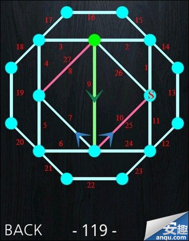 《一笔画》111-120关完整通过攻略