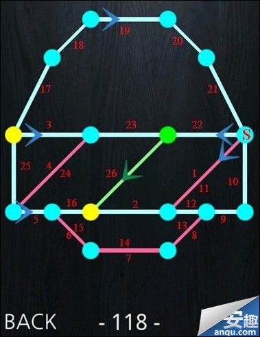 《一笔画》111-120关完整通过攻略