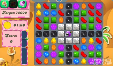 《糖果粉碎传奇Candy Crush Saga》124,125,126关过关攻略