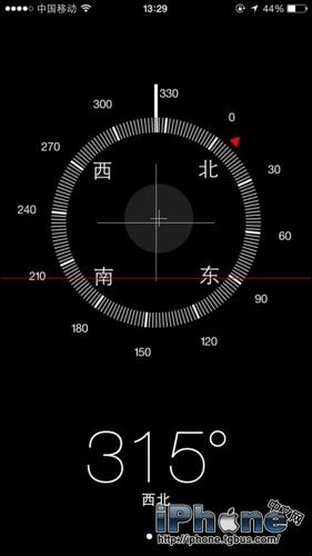 iPhone里内置的指南针怎么使用
