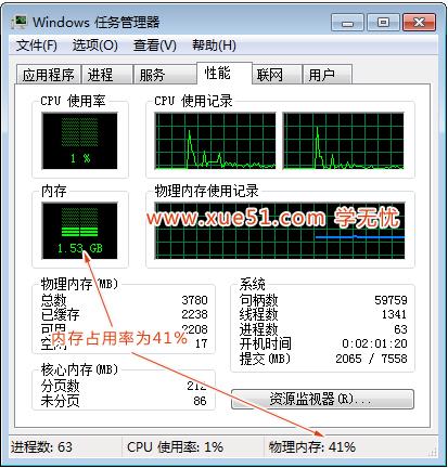 win7怎么缩减内存的占用率