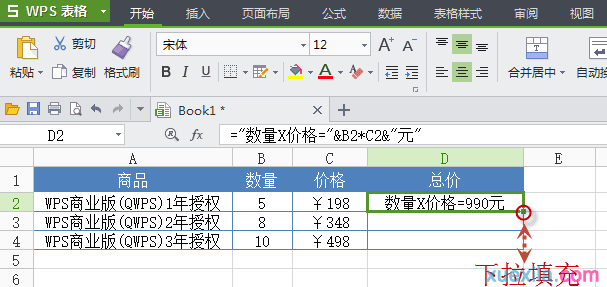 WPS表格能直接显示函数吗？