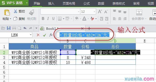 WPS表格能直接显示函数吗？