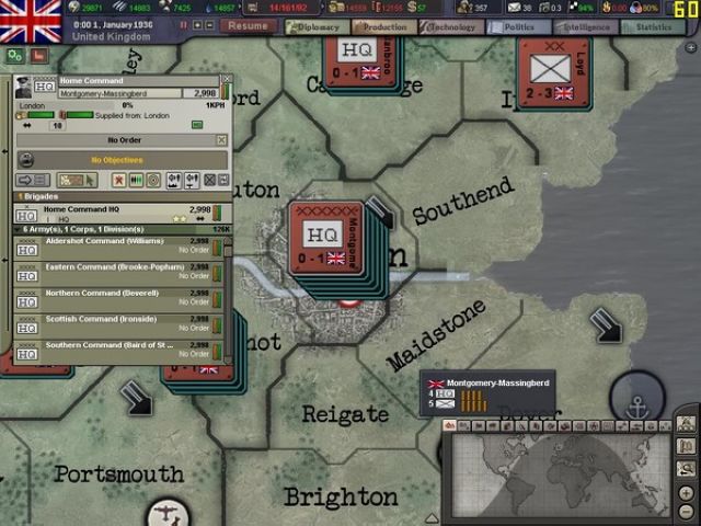 钢铁雄心3：永远忠诚(Hearts of Iron 3 - Semper Fi)截图