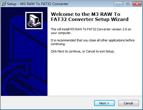 M3 RAW To FAT32 Converter(硬盘驱动器修复工具)下载