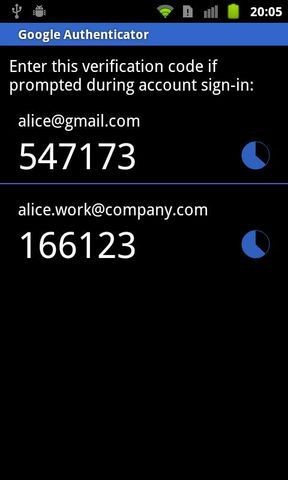 谷歌身份验证器软件截图2