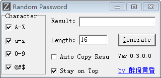 Random Password(随机密码生成工具)下载