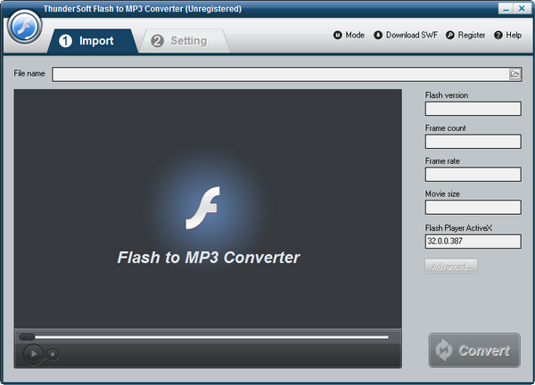 ThunderSoft Flash to MP3 Converter下载