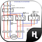 星三角起动器控制图电气