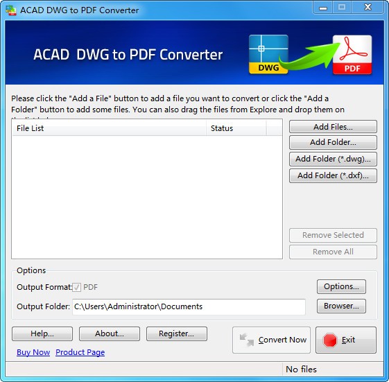 AutoCAD DWG to PDF Converter(文件转换器)下载