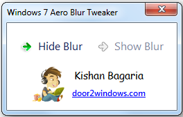 Windows 7 Aero Blur Tweaker下载