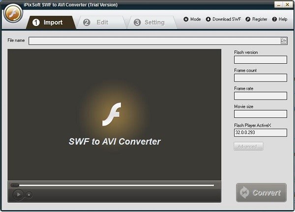 iPixSoft SWF to AVI Converter(SWF到AVI转换器)下载