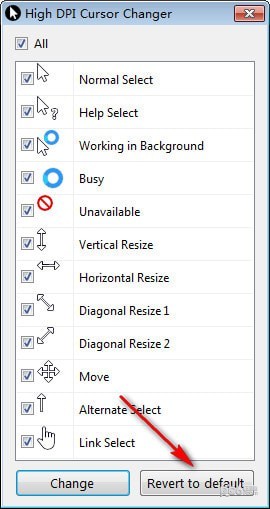 High DPI Cursor Changer下载