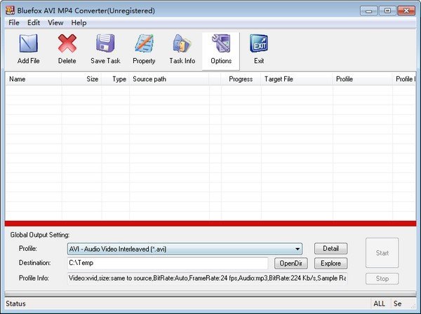 Bluefox AVI MP4 Converter(AVI/MP4视频格式转换)下载