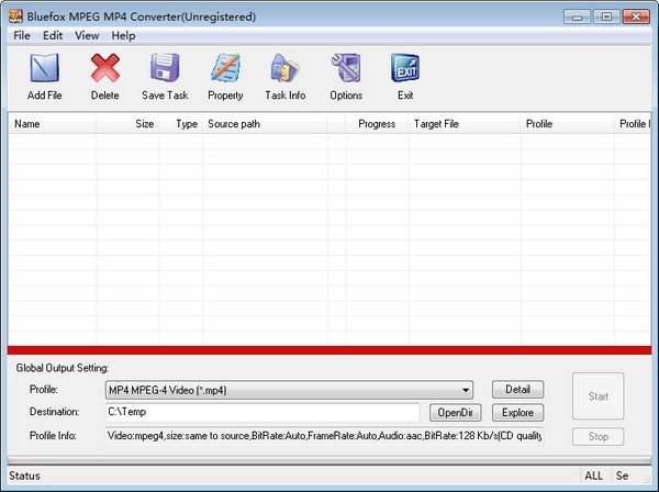 Bluefox MPEG MP4 Converter(MPEG/MP4视频转换器)下载