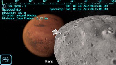 太空飞行驶离地球软件截图0