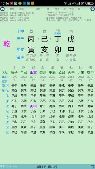 排八字排盘算命