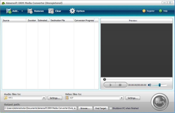 Aimersoft DRM Media Converter(媒体转换软件)下载