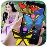 Butterfly in Phone lovely joke