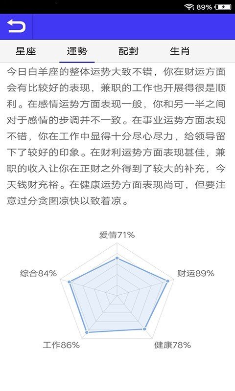 星座运势配对软件截图0
