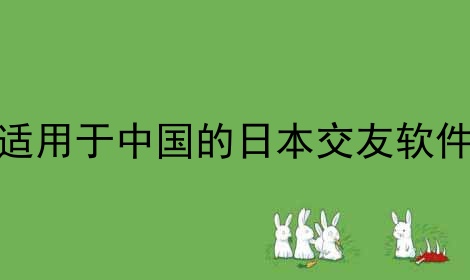 适用于中国的日本交友软件