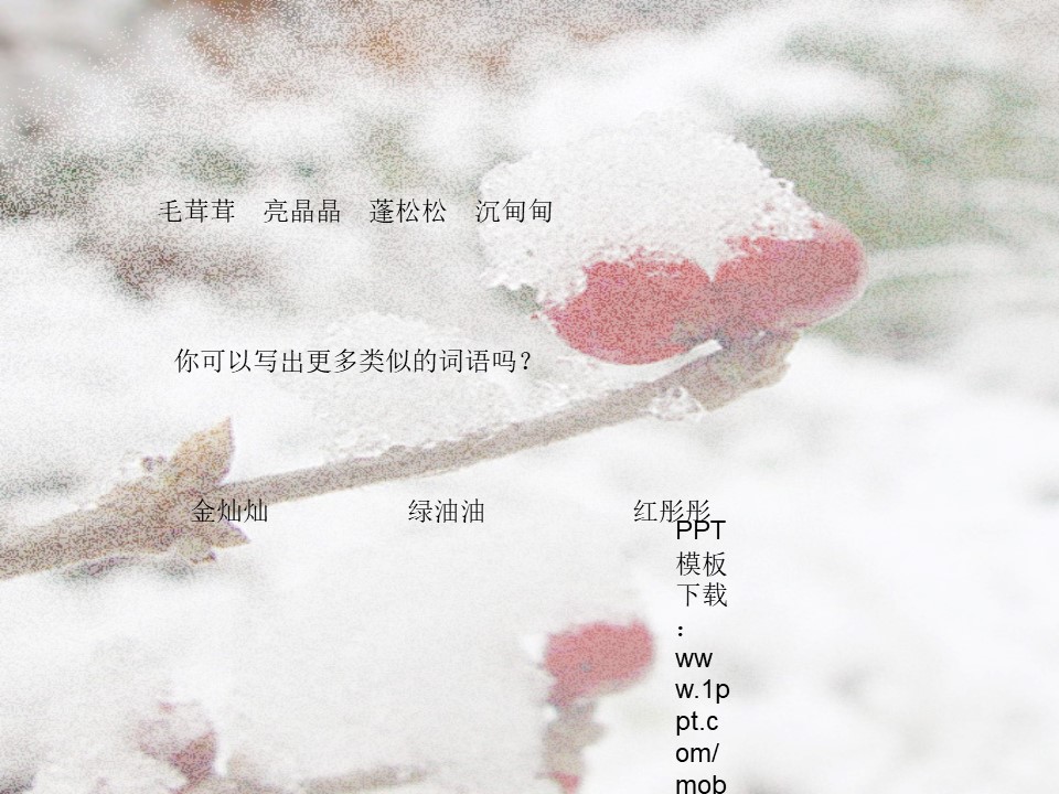 《瑞雪图》PPT课件2下载