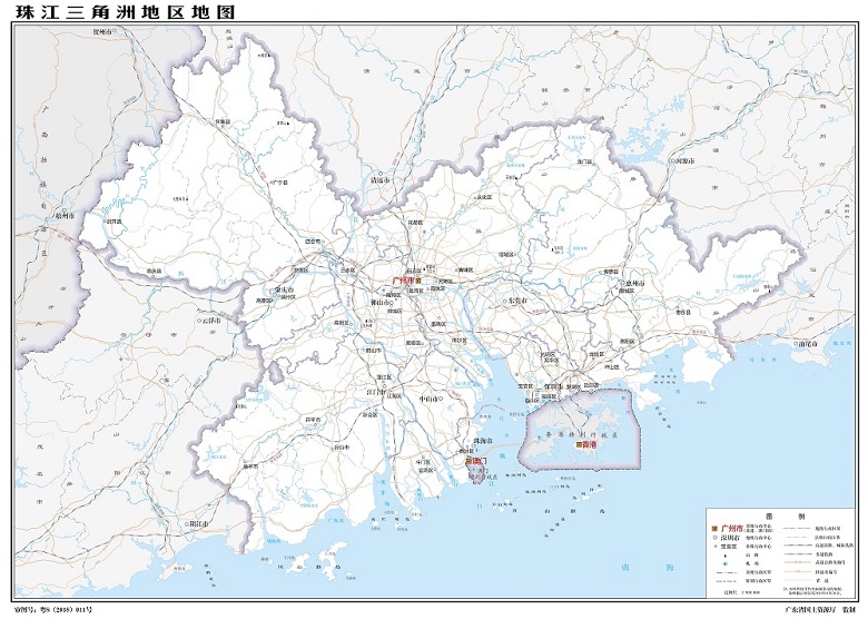 珠三角地图可缩放版下载