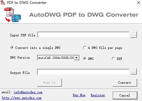 pdf转dwg转换器下载