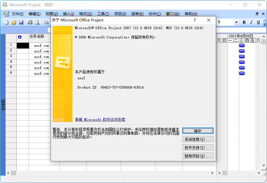 Microsoft Office Project 2007简体中文版下载