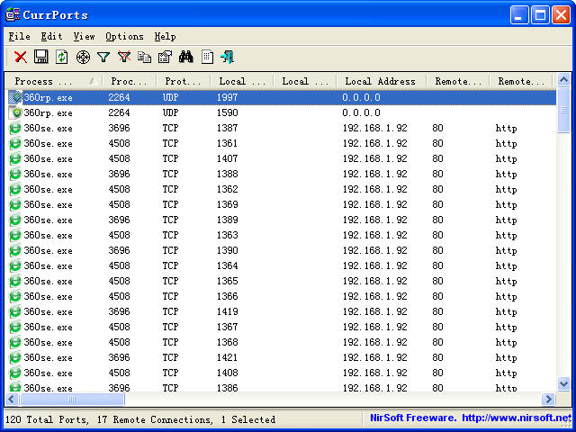 网络连接监测工具(CurrPorts)下载